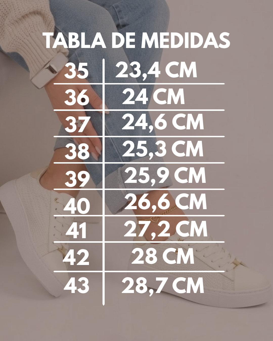 Calzado Deportivo Sneaker Dama